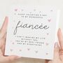 Personalised Valentine's Card For Wife To Be Fiancée, thumbnail 1 of 7