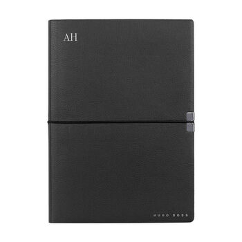 Personalised Hugo Boss Notebook – Lined Black A5, 2 of 6