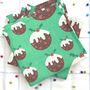 Christmas Pudding Linen Napkin Crackers, thumbnail 4 of 4