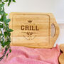 Personalised King Of The Grill Chopping Board Gift, thumbnail 3 of 5