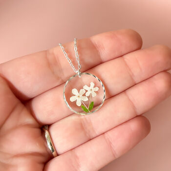 Birth Month Flower Necklace, 8 of 10