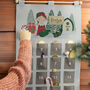 Personalised Elf Advent Calendar – Silver Grey, thumbnail 1 of 5