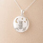 Personalised Sterling Silver And Gold Night Owl Photo Locket Necklace, thumbnail 1 of 9