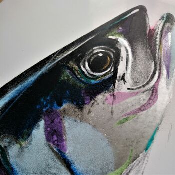 'The Mackerel' Limited Edition Spray Paint And Print, 8 of 8