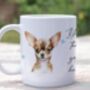 Personalised Chihuahua Dog Hearts Pet Gift Mug, thumbnail 1 of 2