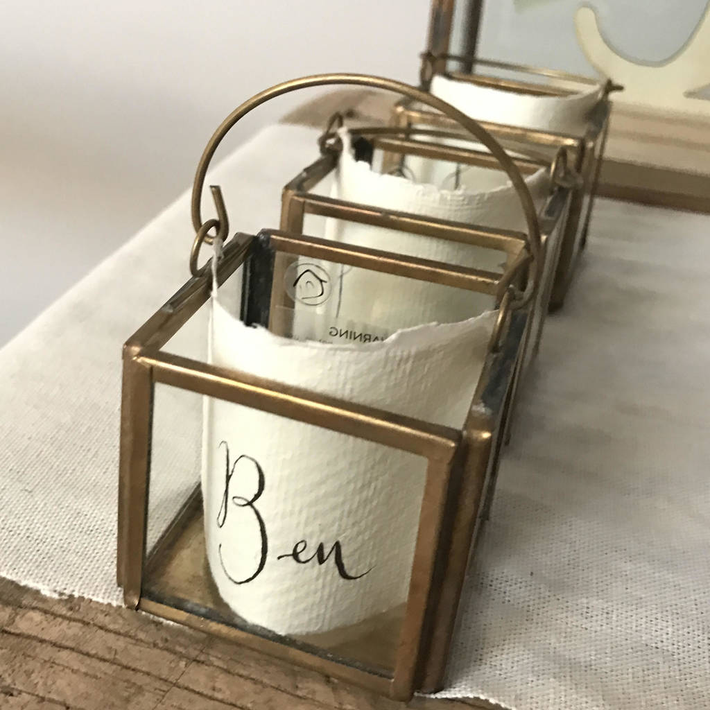 hanging brass tea light holder by the wedding of my dreams