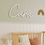 Custom 70cm Wooden Children's Wall Name Sign Nursery Bedroom, thumbnail 1 of 5