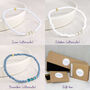 Birthstone Beaded Friendship Bracelet, thumbnail 10 of 11