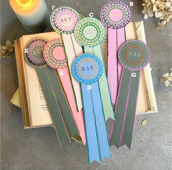 Rosette Recycled Leather Bookmark Gift Idea, 2 of 2