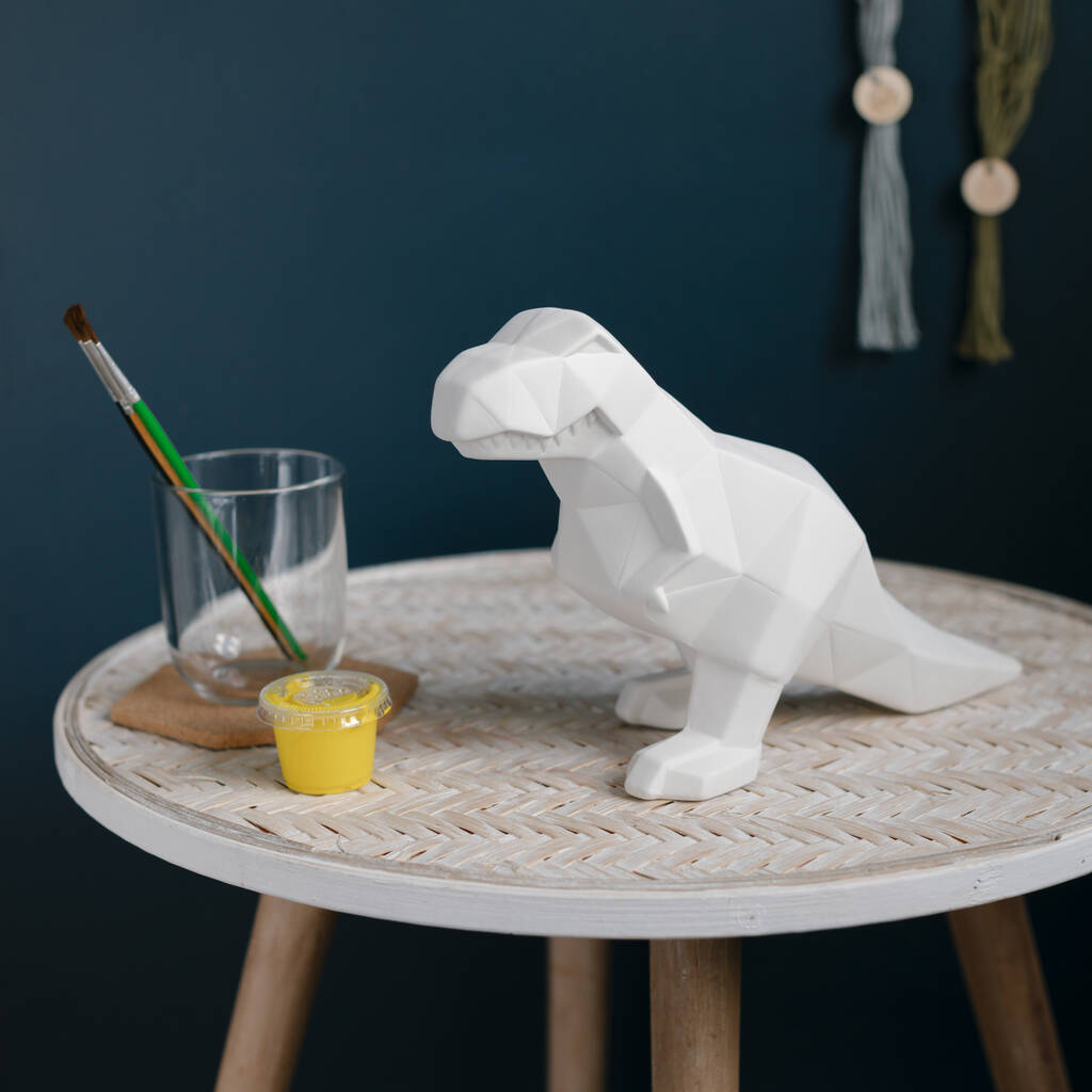 Paint Your Own Ceramic Faceted Animal Kit By Star Glazers