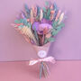 Colourful Pastel Dried Flower Bunch, thumbnail 1 of 6