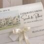 Personalised Wedding Venue Gift Wallet For Money, Voucher Or Lottery Ticket, thumbnail 3 of 5