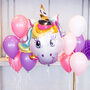 Unicorn Party Classic Helium Inflated Balloons, thumbnail 2 of 2