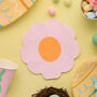 Pink Flower Shaped Paper Napkins X 16, thumbnail 1 of 2