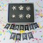 Plastic Free Silver Birthday Candle Holder Set, thumbnail 1 of 2