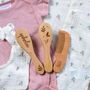 Personalised Wooden Brush Set 3 Pcs Botanical, thumbnail 4 of 12