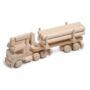 Handmade Wooden Timber Truck Toy With Loading Crane, thumbnail 1 of 2