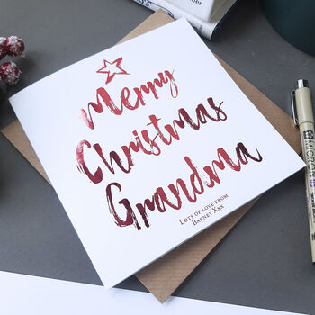 Personalised Christmas Card | Special Grandma | Gran, 3 of 4