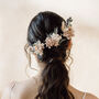 Tabitha Eucalyptus Dried Flower Wedding Hair Pin Set, thumbnail 1 of 3