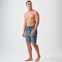 Men's 'Geometric Moorland' Crisp Cotton Pyjama Shorts, thumbnail 2 of 5