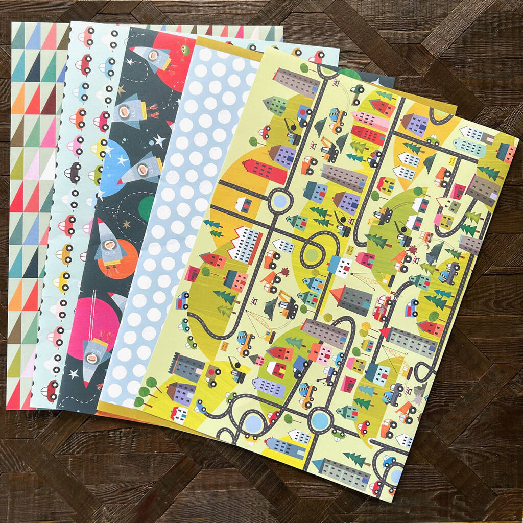 Boys' Wrapping Paper Pack, 1 of 11