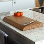 Personalised Solid Oak Chamfered Edge Chopping Board, thumbnail 1 of 8