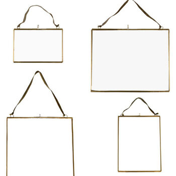 Hanging Brass Photo Frames Various Sizes, 2 of 5