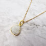 18k Gold Vermeil Plated Moonstone Everyday Necklace, thumbnail 1 of 5