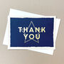 Gold Star Thank You Luxury Box Set Of Eight Note Cards, thumbnail 6 of 9