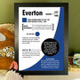 Personalised Season Print Gift For Everton Fans, thumbnail 4 of 6
