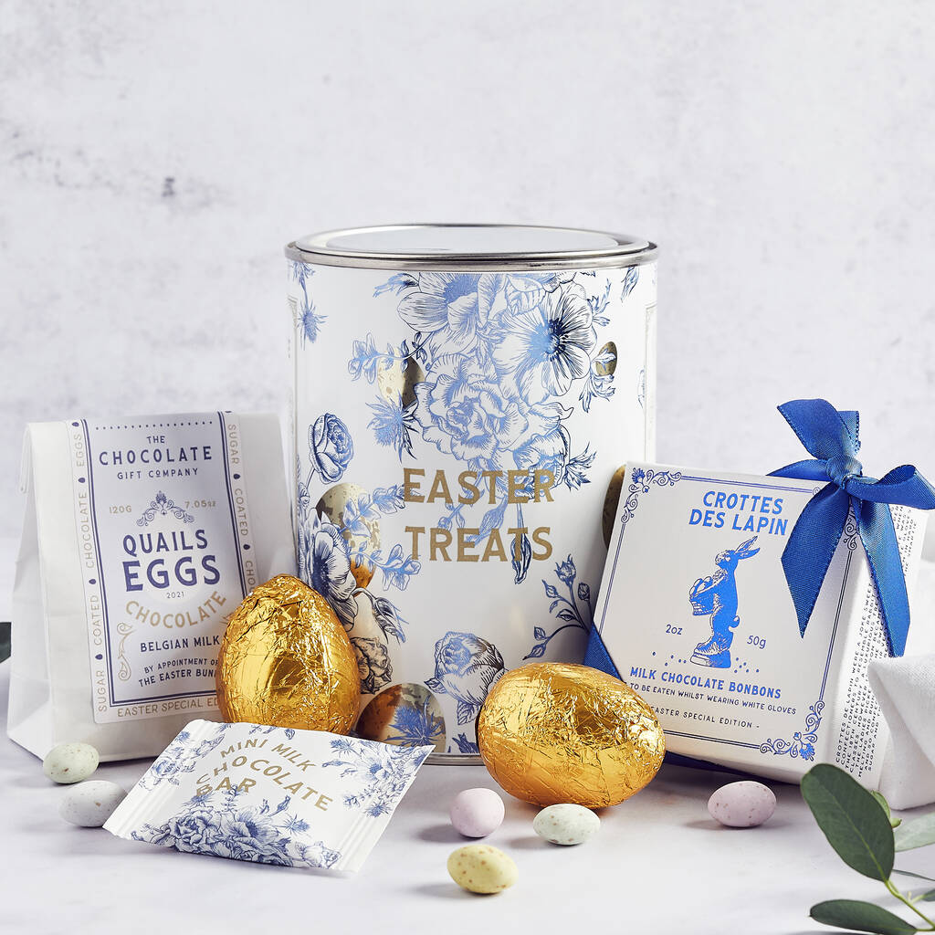 Easter Tin Of Chocolate Treats By The Chocolate Gift Company