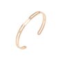 Dainty Gold Plated Cuff Bangle, thumbnail 1 of 2