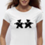 Womens Zodiac Abstract Design T Shirt, thumbnail 6 of 12