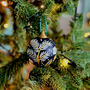 Dark Foliage Hand Painted Christmas Bauble, thumbnail 2 of 3