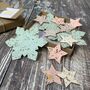 Snowflakes 'N' Stars Seed Paper Tokens Letterbox Gift, thumbnail 1 of 4