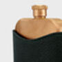 Copper Hip Flask With Premium Leather Sleeve, thumbnail 7 of 7