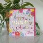 Superstar Auntie Birthday Card, thumbnail 2 of 2