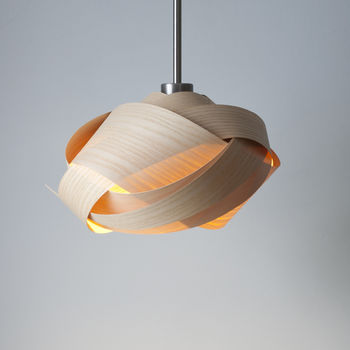 Asymmetric Knot Wooden Lampshade, 7 of 12