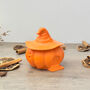 Orange Halloween Pumpkin House Decorative Sweet Bowl, thumbnail 1 of 10