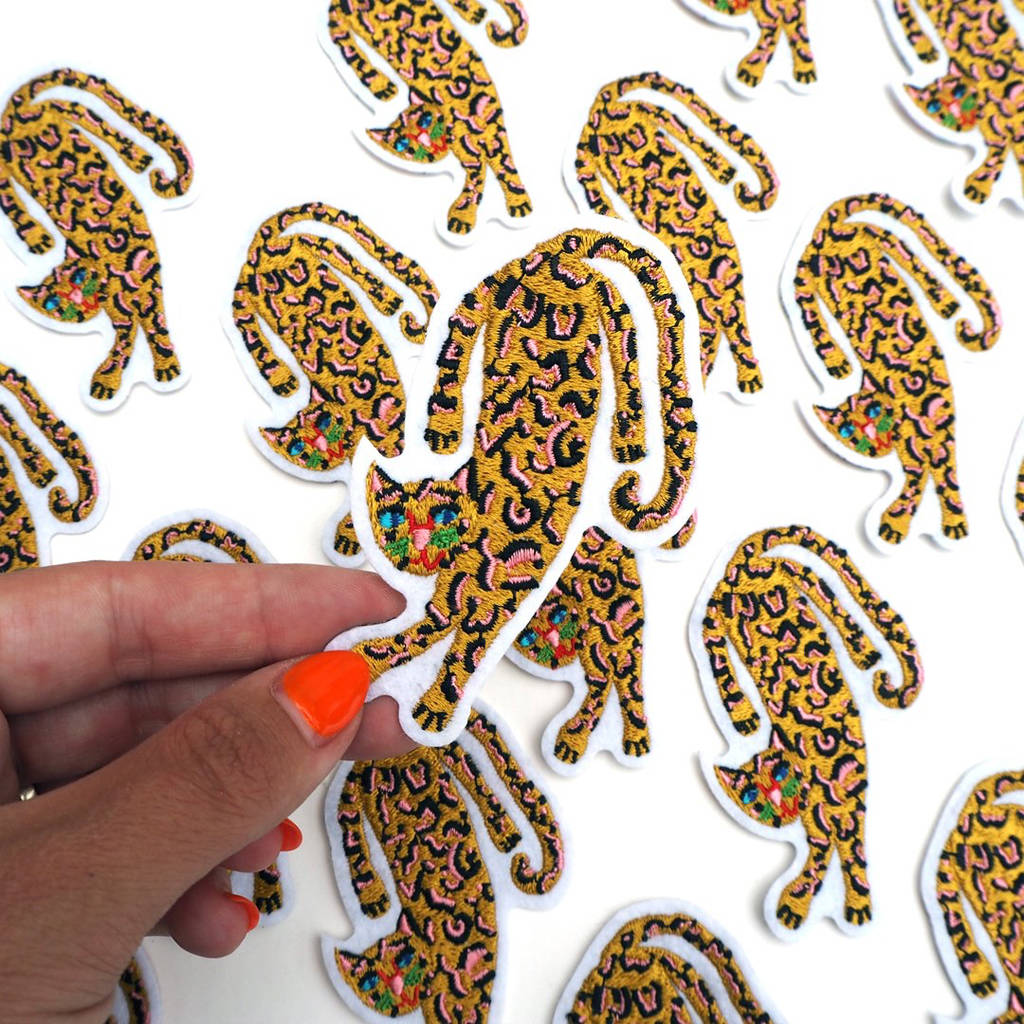 cricut leopard iron on