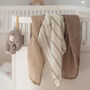 3pcs Muslin, Cream Stripe, Beige, thumbnail 1 of 3