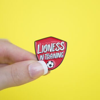 Lioness In Training Enamel Pin, 4 of 4