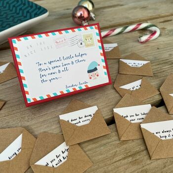 Children's 12 Mini Letters From Santa, 5 of 8