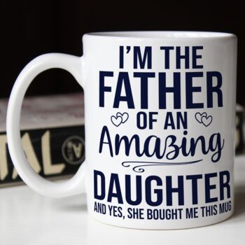 Amazing Daughter Father's Day Mug, 2 of 2