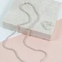 Alhambra Piccolo Twisted Sterling Silver Hoop Earrings, thumbnail 5 of 6