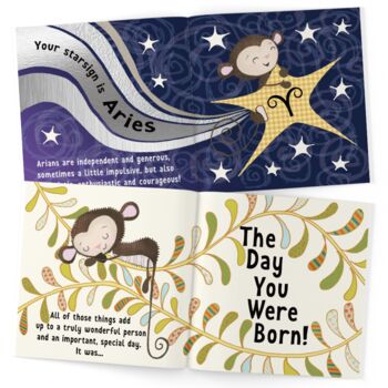 'The Day You Were Born' Personalised New Baby Book, 4 of 4