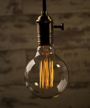 Globe Spiral Edison Vintage Light Bulb 40 W E27 B22, 6 of 12
