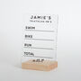 Personalised Triathlon Personal Best Sign, thumbnail 6 of 9