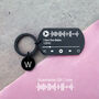 Music Qr Code, Custom Engraved, Song Keyring, thumbnail 1 of 6