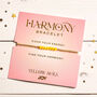 Yellow Aura Harmony Bracelet – Bright And Uplifting Energy, thumbnail 1 of 7